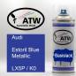 Preview: Audi, Estoril Blue Metallic, LX5P / K0: 400ml Sprühdose, von ATW Autoteile West.